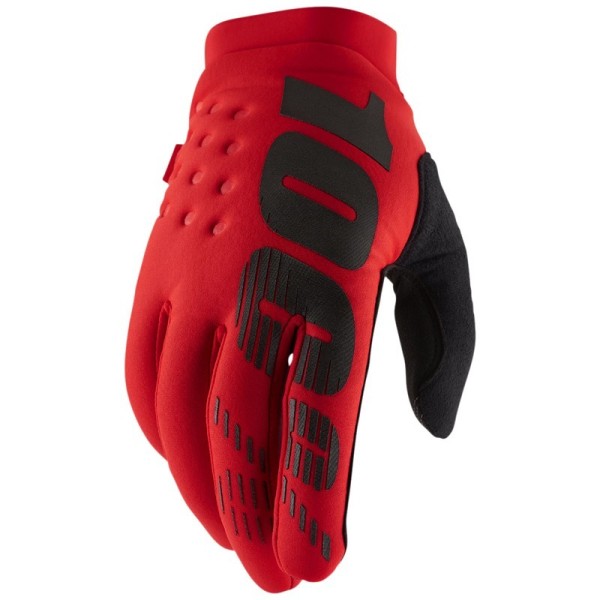 Motocross-Handschuhe 100% Brisker Rot