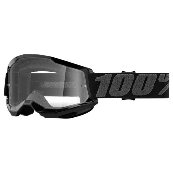 100% Strata 2 black goggle