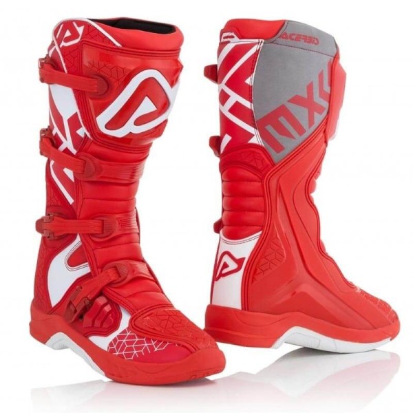 Motocross stiefel Acerbis X-Team red white