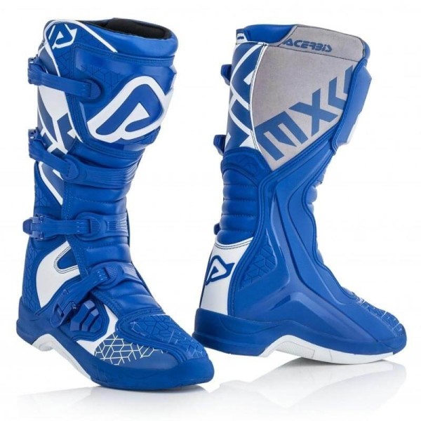 Motocross stiefel Acerbis X-Team blue white