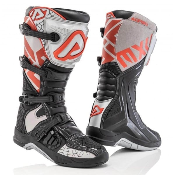 Motocross boots Acerbis X-Team black grey