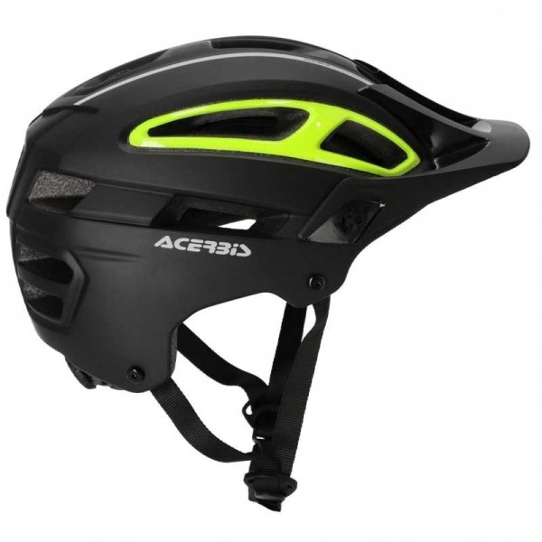 Acerbis Doublep black yellow fluo MTB helmet
