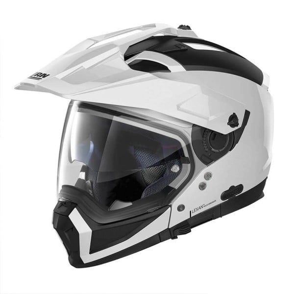 Enduro Helmet Nolan N70-2 X Classic 5 Metal White - Enduro Helmets