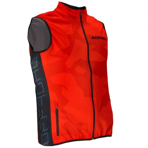 Gilet Softshell Acerbis X-Wind rosso