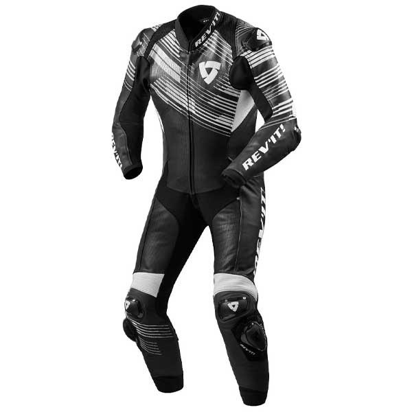Revit Apex black white motorcycle suit