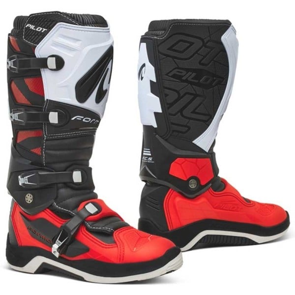 Motocross Boots Forma Pilot white red
