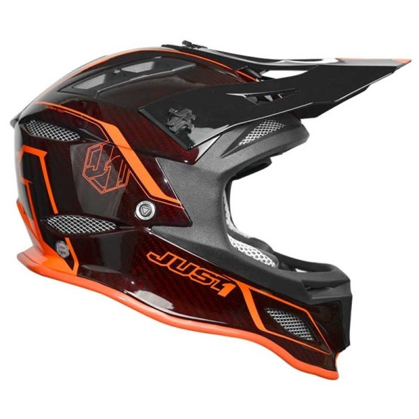 Casco downhill Just1 JDH Elements rosso