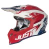 Just1 J39 Stars motocross helmet red blue white