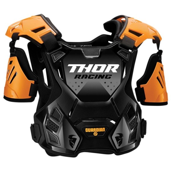 Chest Roost Protective Motocross THOR Guardian Black Orange