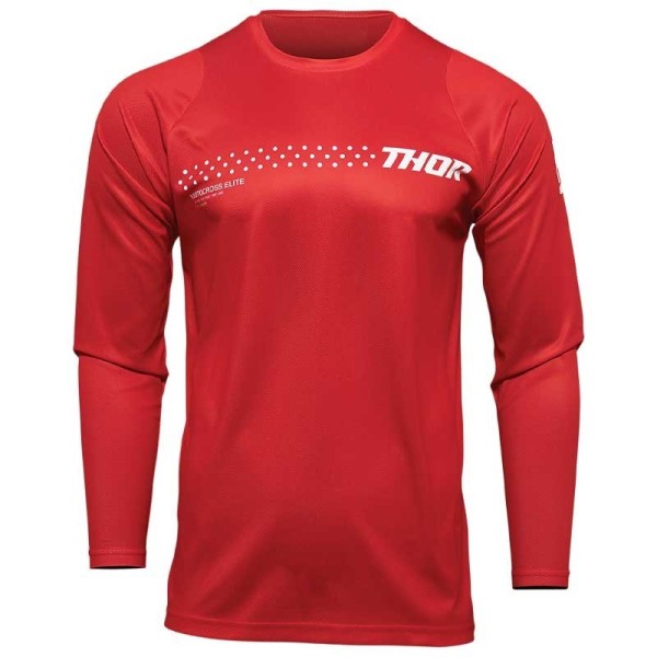 Camiseta motocross Thor Sector Minimal rojo