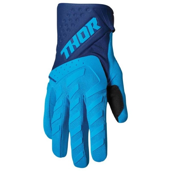 Thor Spectrum gants motocross bleu