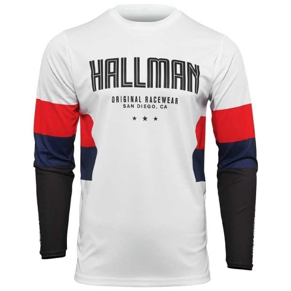 Camiseta Thor Hallman Differ Draft White Red Blue