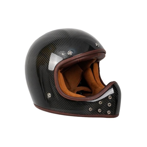 By City The Rock Carbon vintage full face helmet