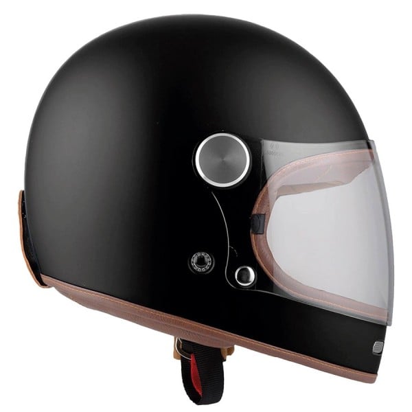 Casco integral vintage By City Roadster II negro mate