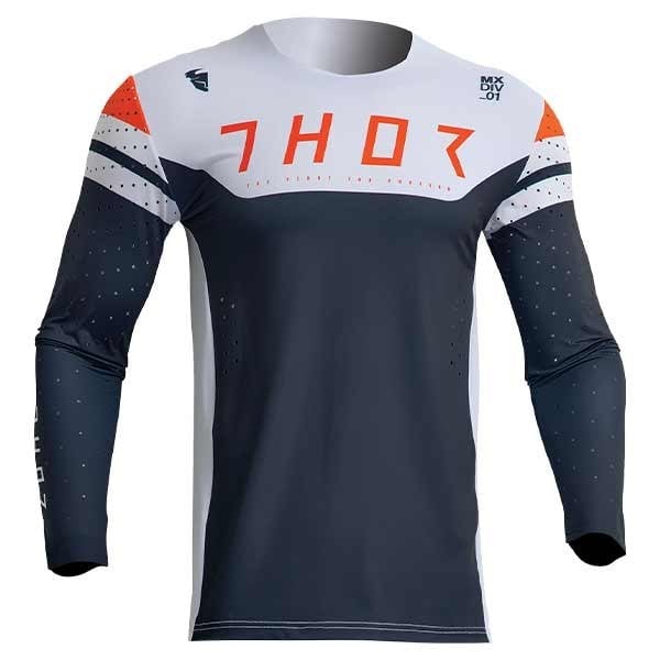 Thor Prime Rival Motocross-Trikot blau grau
