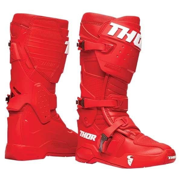 Thor Radial motocross boots red
