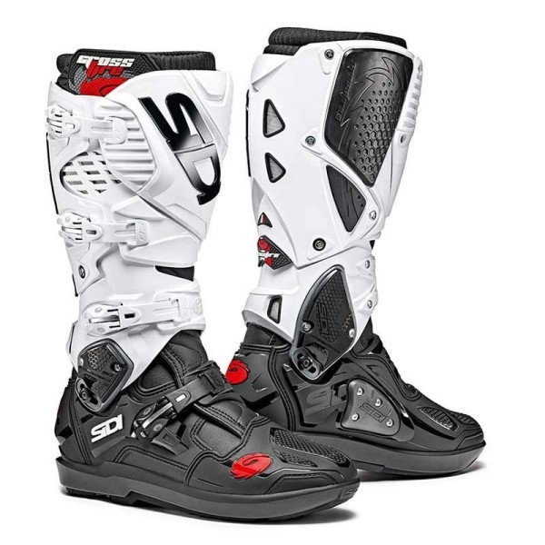 Motocross boots Sidi Crossfire 3 SRS black white