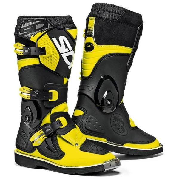 Sidi Flame kids motocross boots yellow fluo black