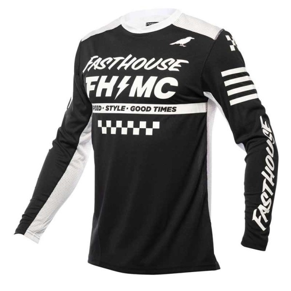 Camiseta motocross Fasthouse AC Elrod negro