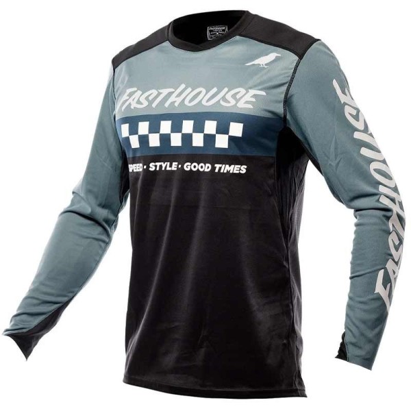 Fasthouse Elrod indigo black motocross jersey
