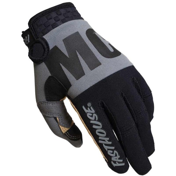 Fasthouse MX gloves Speed Style Remnant Black Gray