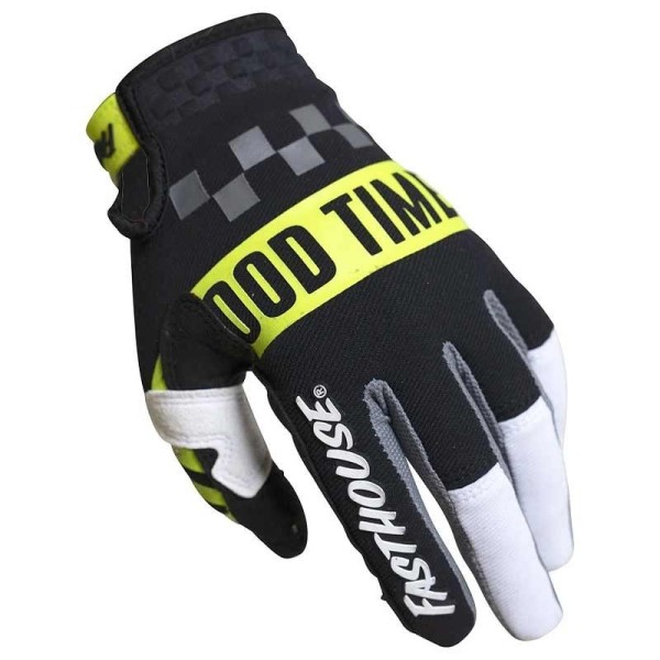 Fasthouse MX gloves Speed Style Domingo White Black