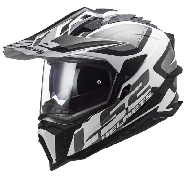 LS2 Explorer Hpfc Alter matt black white helmet 22.06