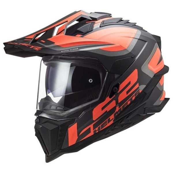 LS2 Explorer Hpfc Alter matt black orange helmet 22.06