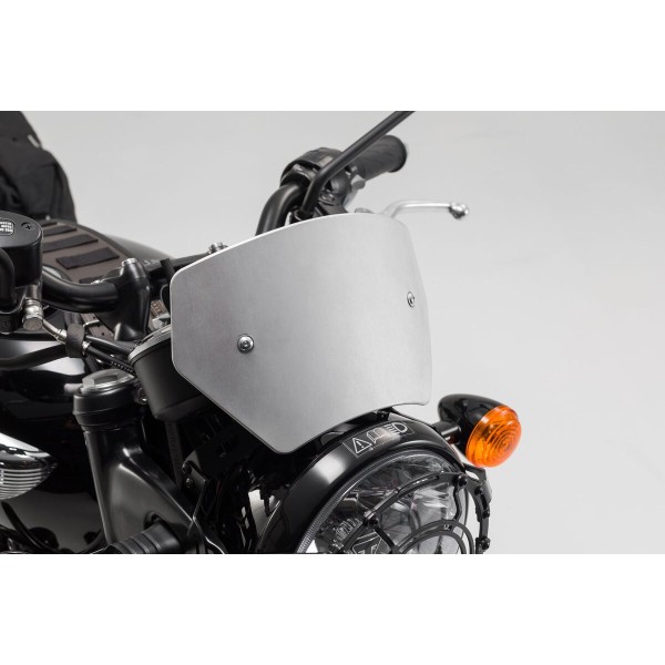 Bulle moto Sw-Motech argent Triumph Bonneville T100 (16-) / T120 (15-)