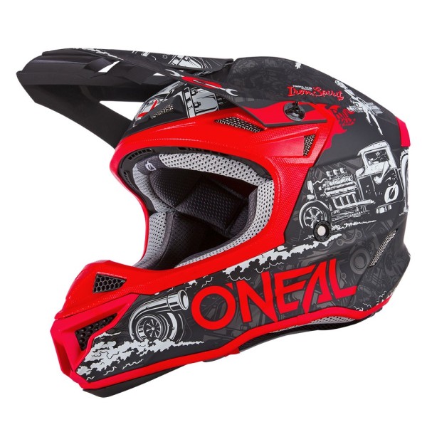 Oneal 5SRS HR V.22 helmet black red