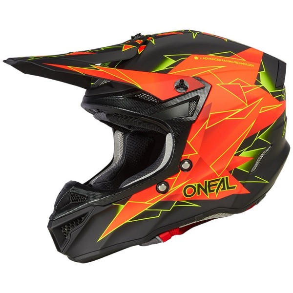 Casco Oneal 5SRS Surge V.23 nero rosso