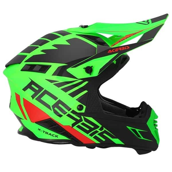 Acerbis X-Track 22-06 helmet fluo green black