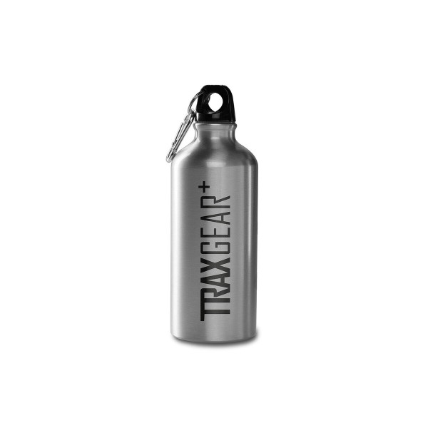 TRAX Trinkflasche 0,6 l Edelstahl silber