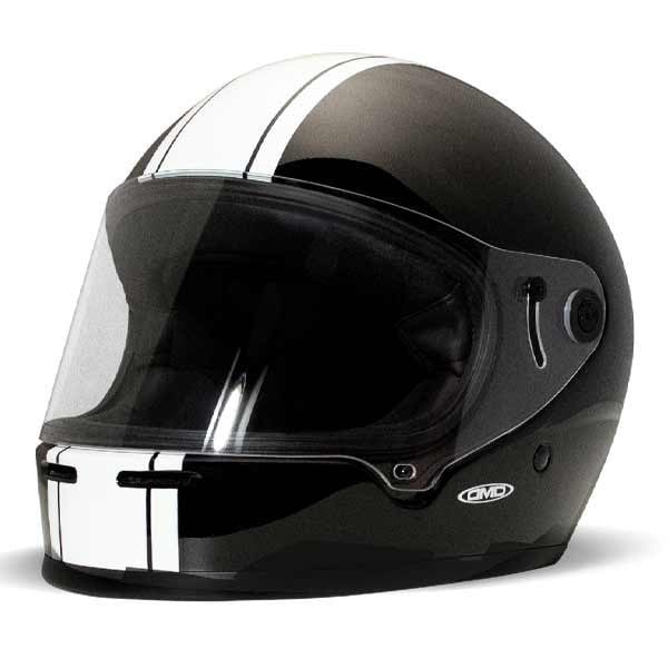 DMD Rivale Racing black white helmet