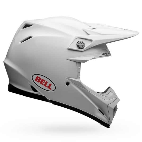 Bell Moto-9S Flex Helm glänzend weiß