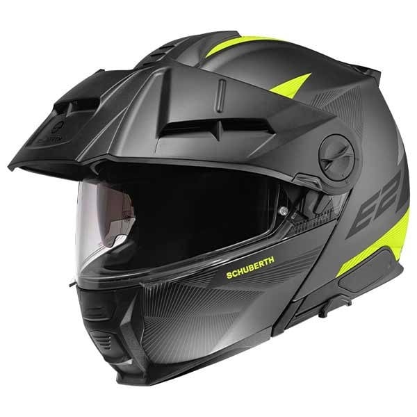 Schuberth E2 Defender yellow helmet