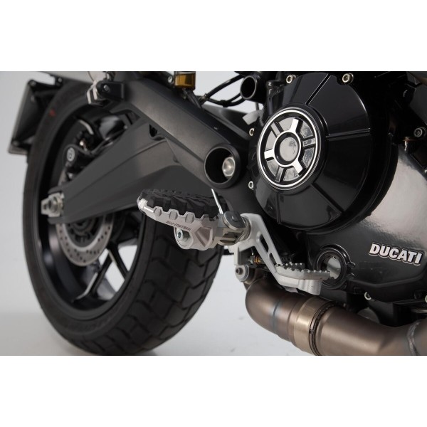 Sw-Motech EVO verstellbare Fußrasten Kit Ducati / Benelli TRK 502 X (18-) Modelle