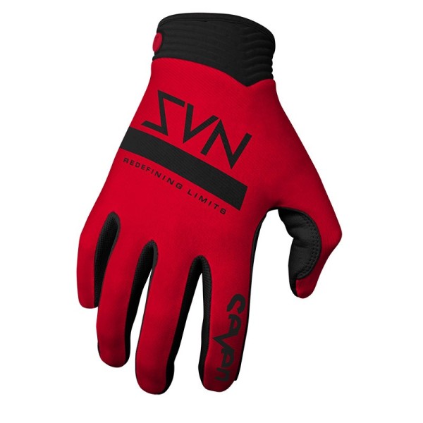 Seven MX Zero Contour Rot Handschuhe