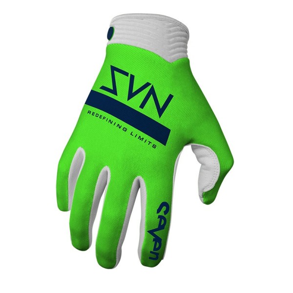 Seven mx Zero Contour Neongrün Handschuhe