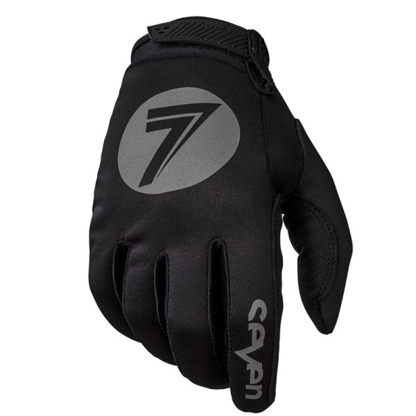 Seven mx Cold weather Handschuhe schwarz
