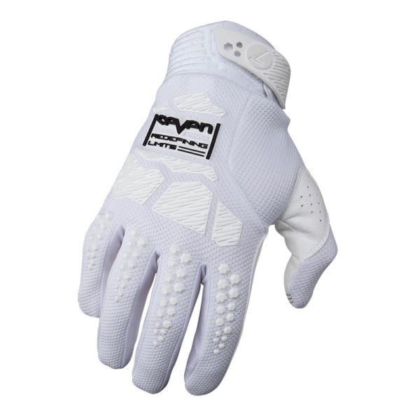 Seven mx Rival ascent white gloves