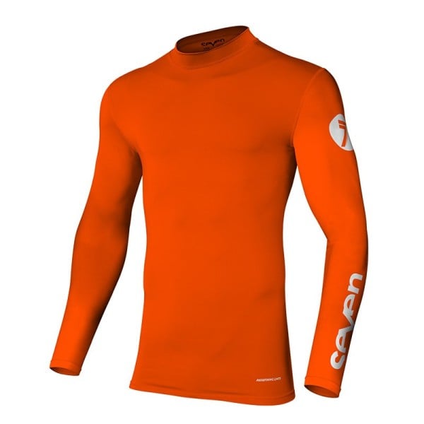 Seven mx Zero compression orange fluo jersey