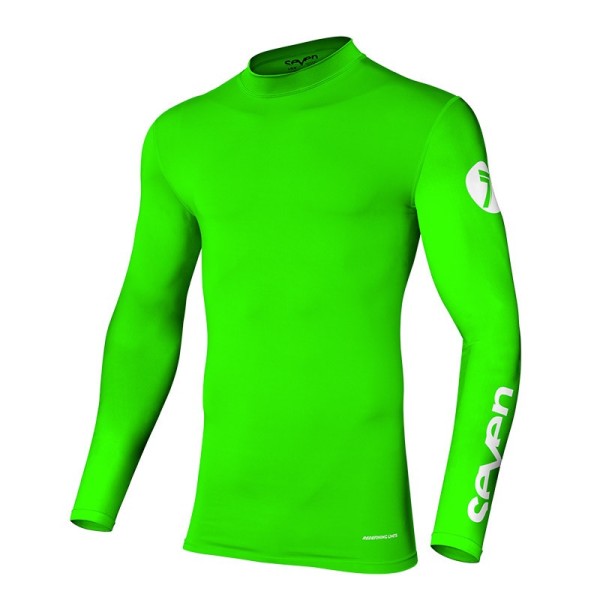 Seven mx Zero compression shirt green fluo