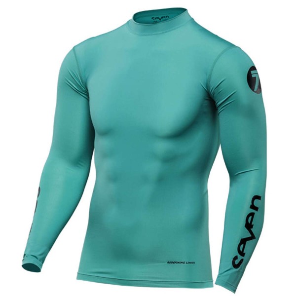 Seven mx Zero compression aqua jersey