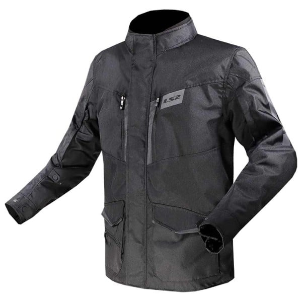 Ls2 Metropolis Evo man black motorcycle jacket