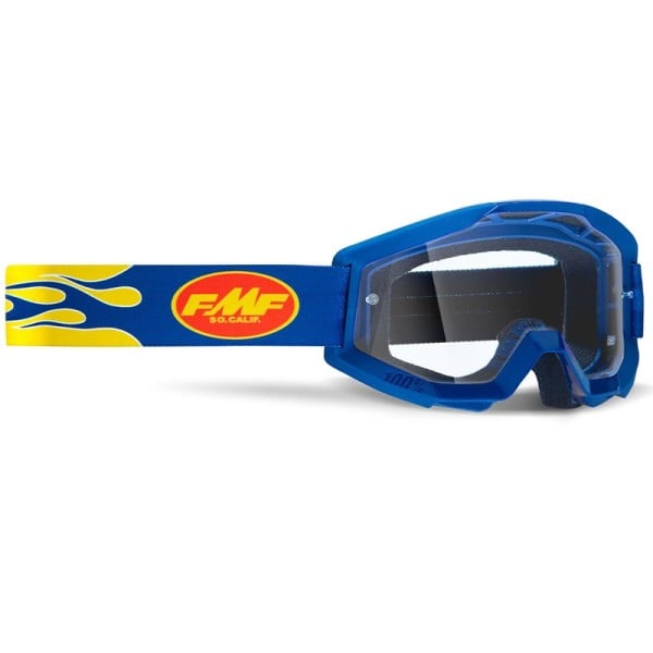 Goggle Fmf Powercore Flame Navy - Clear Lens
