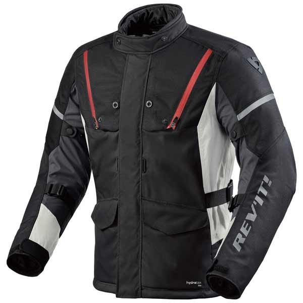 Revit Horizon 3 H2O motorcycle jacket black red