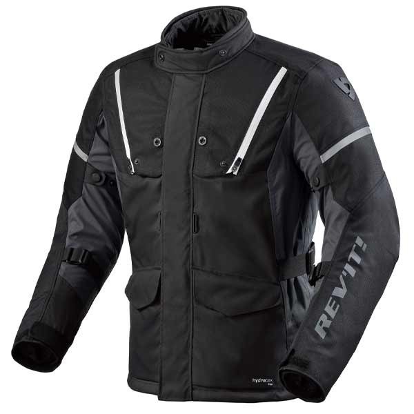 Revit Horizon 3 H2O motorcycle jacket black white