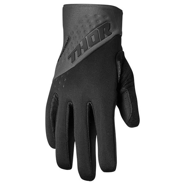 Thor Spectrum Cold Motocross-Handschuhe schwarz grau
