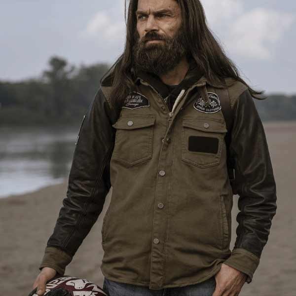 Holy Freedom Lieutenant Bicolor motorcycle jacket